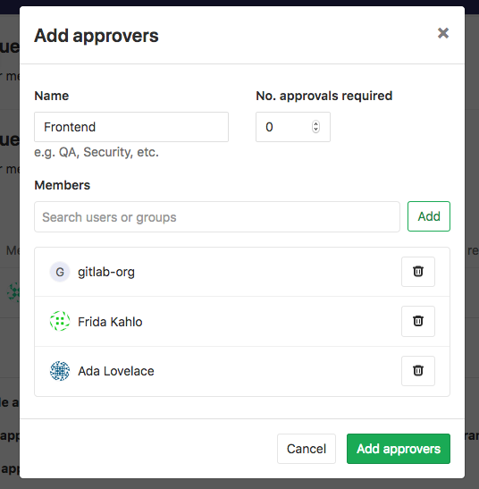 Approvals premium project edit